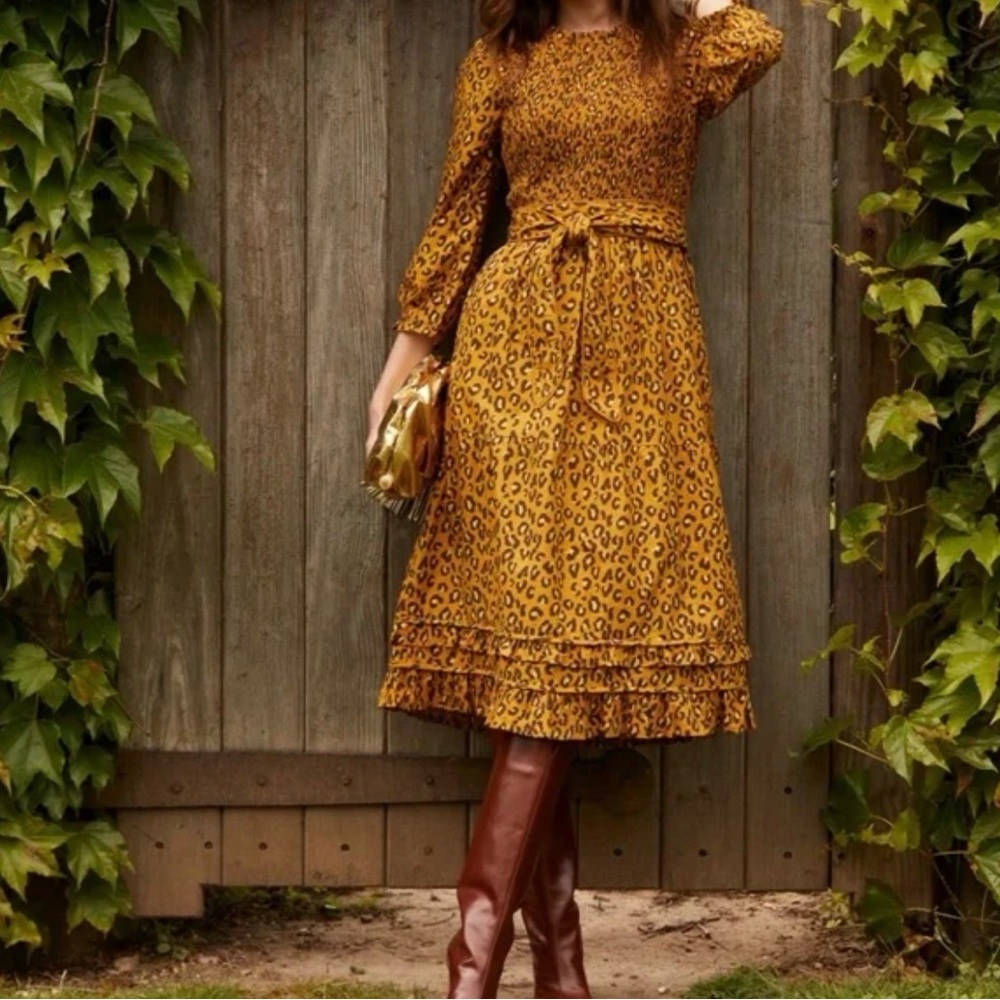 NWT Printfresh Lounging Leopard - First Impressions Dress -Safari Sunset Size XL